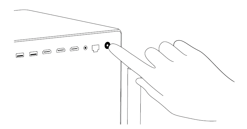 How do I power on the TITAN Noir Series projector.png