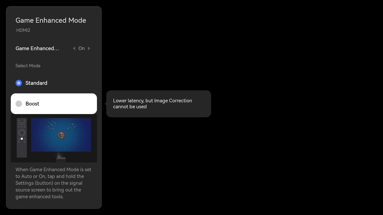 07How do I enable Low Latency Mode (Game Mode) on the TITAN Noir Series projector.png