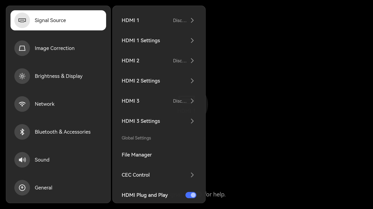 01How do I enable HDMI CEC on the TITAN Noir Series projector.png