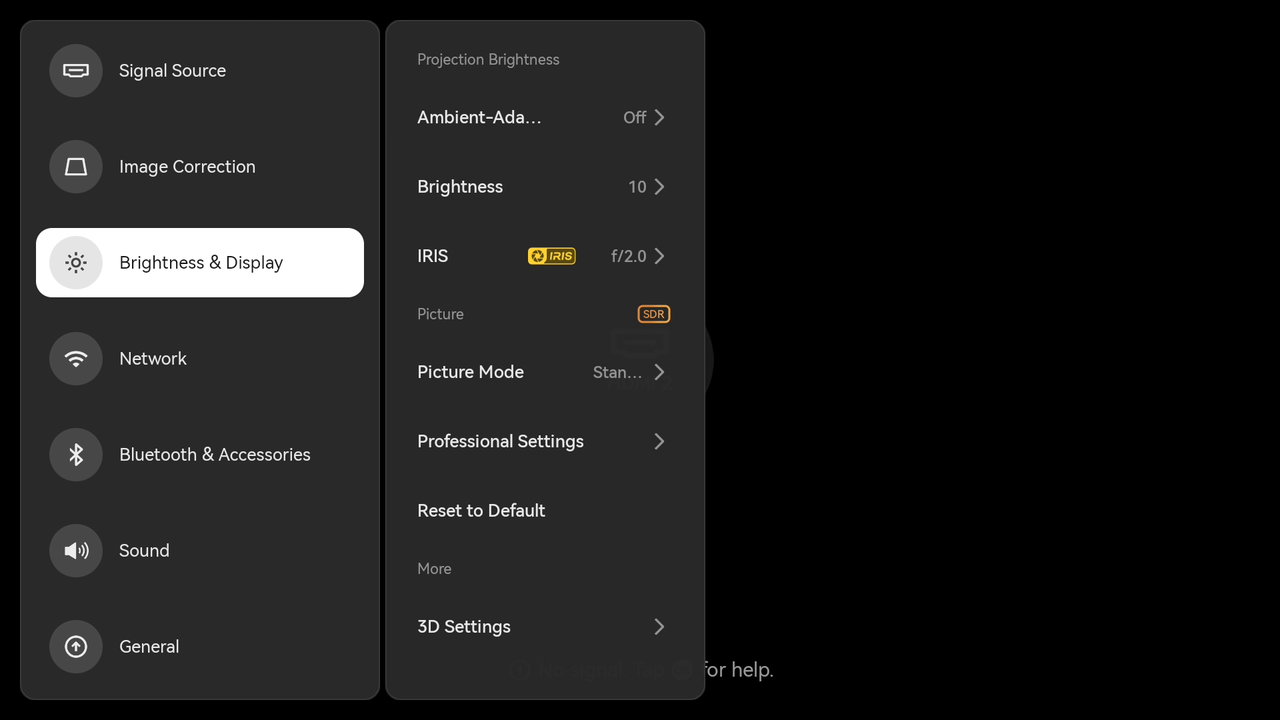 01How do I enable Ambient Adaptive Brightness on the TITAN Noir Series projector.png