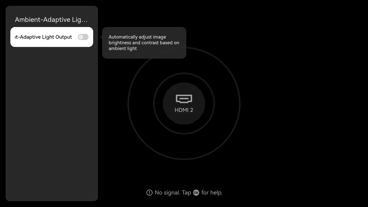 03How do I enable Ambient Adaptive Brightness on the TITAN Noir Series projector.png