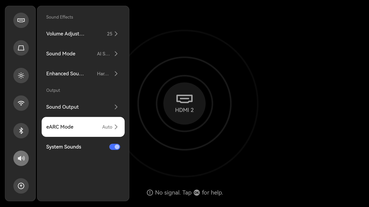 05Can I connect an AV receiver via HDMI eARC to the TITAN Noir Series projector.png