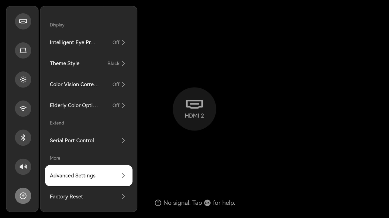 02How do I configure power settings on the TITAN Noir Series projector.png