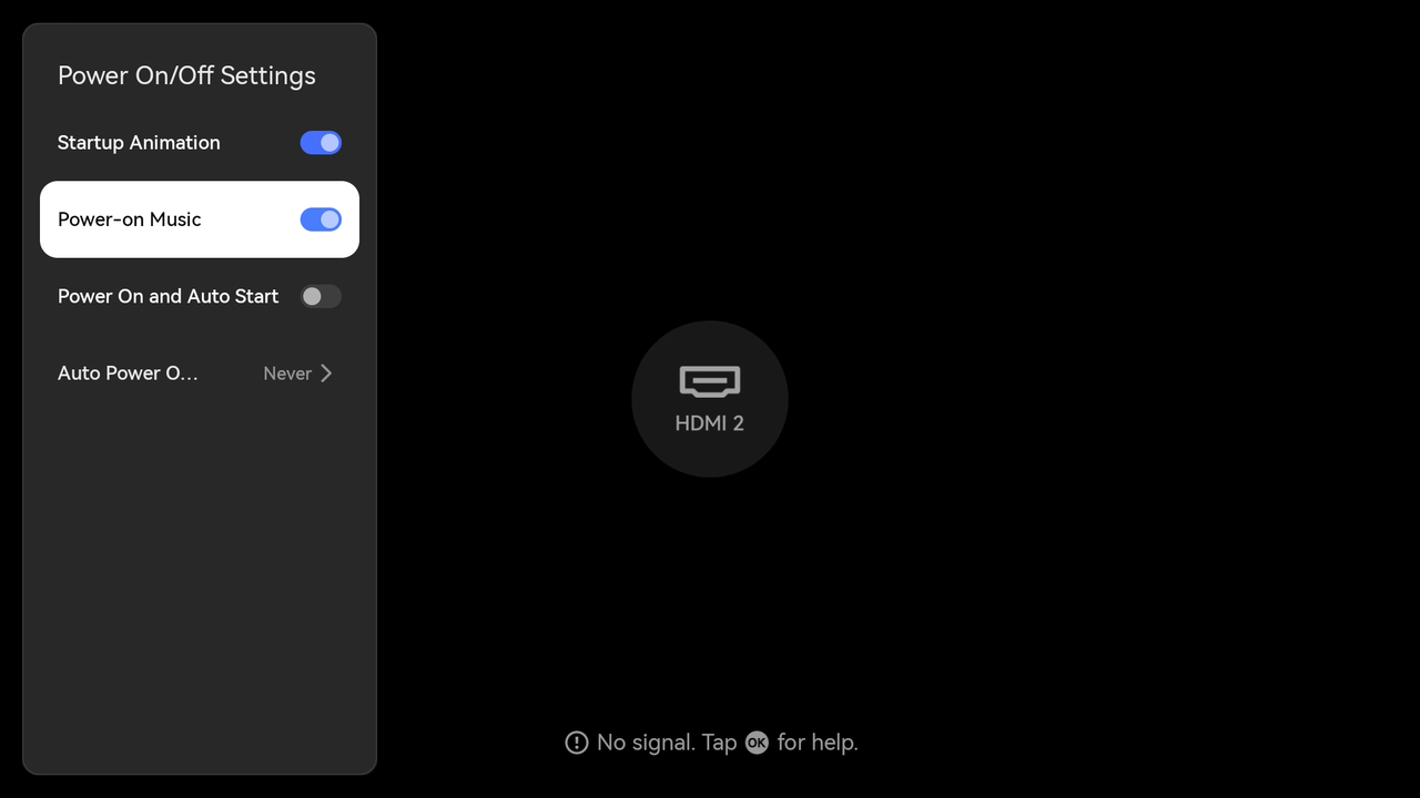 06How do I configure power settings on the TITAN Noir Series projector.png